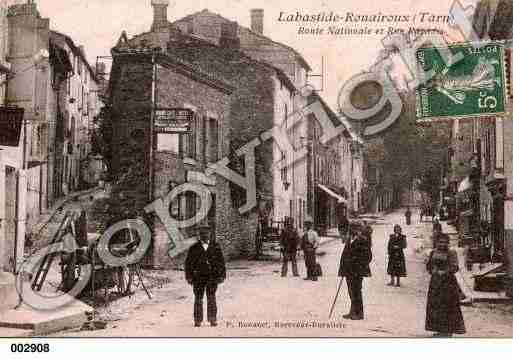 Ville de LABASTIDEROUAIROUX, carte postale ancienne