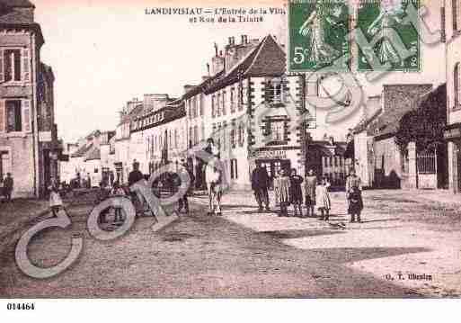 Ville de LANDIVISIAU, carte postale ancienne