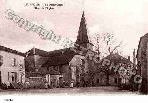 Ville de LIVERDUN, carte postale ancienne