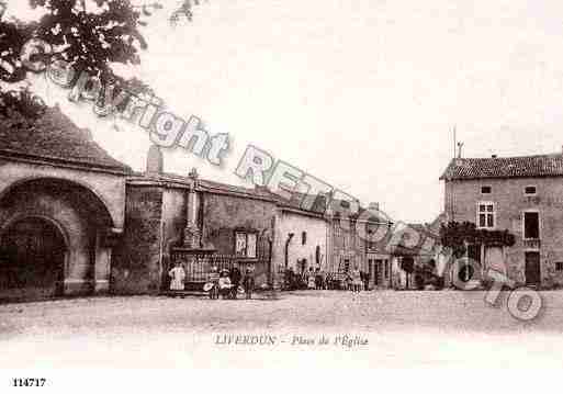 Ville de LIVERDUN, carte postale ancienne