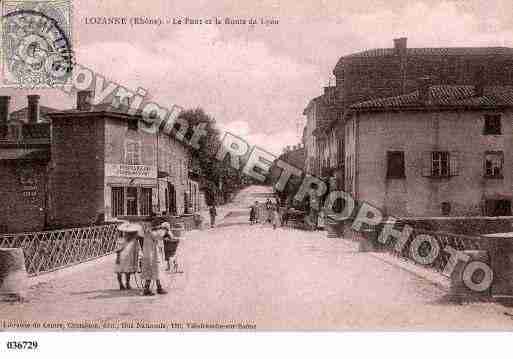 Ville de LOZANNE, carte postale ancienne