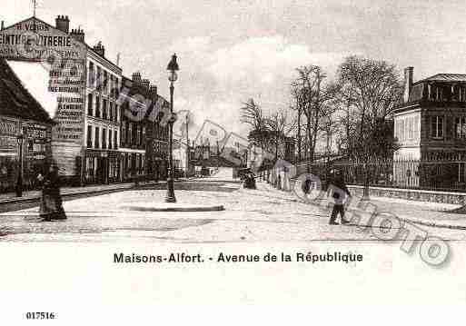 Ville de MAISONSALFORT, carte postale ancienne