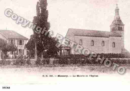 Ville de MESSERY, carte postale ancienne