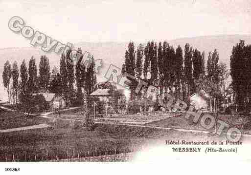 Ville de MESSERY, carte postale ancienne