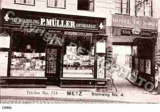 Ville de METZ, carte postale ancienne