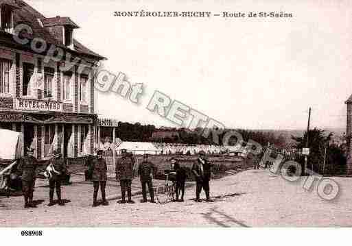 Ville de MONTEROLIER, carte postale ancienne