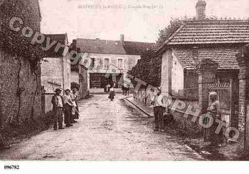 Ville de MONTIGNYLARESLE, carte postale ancienne