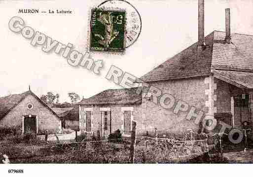 Ville de MURON, carte postale ancienne