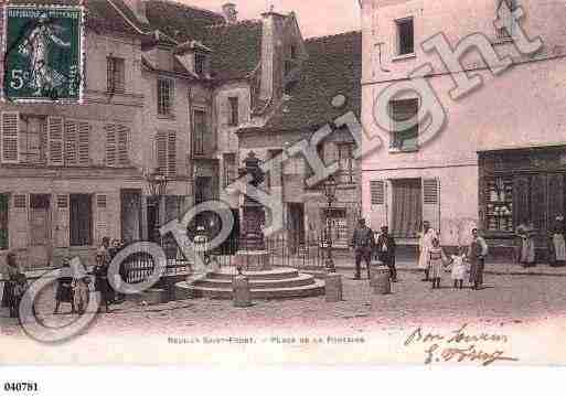 Ville de NEUILLYSAINTFRONT, carte postale ancienne