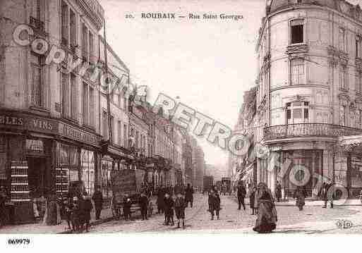 Ville de ROUBAIX, carte postale ancienne