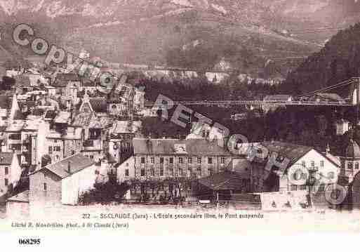 Ville de SAINTCLAUDE, carte postale ancienne