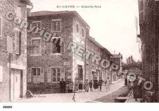 Ville de SAINTLAGER, carte postale ancienne