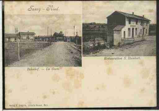 Ville de SANRYSURNIED, carte postale ancienne