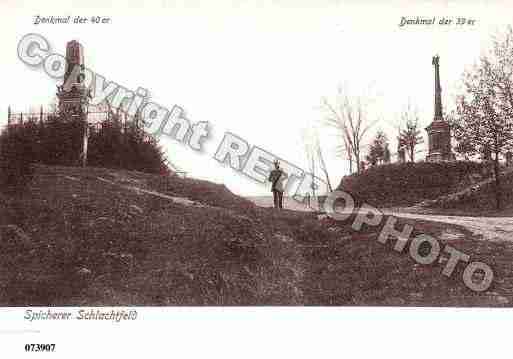 Ville de SPICHEREN, carte postale ancienne