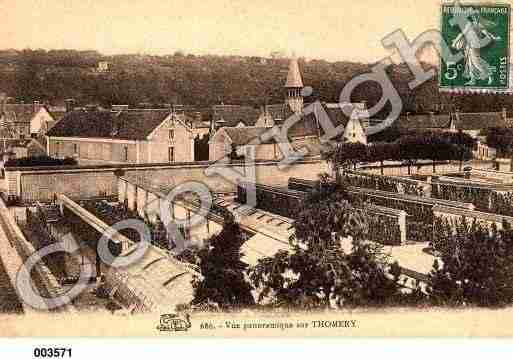 Ville de THOMERY, carte postale ancienne