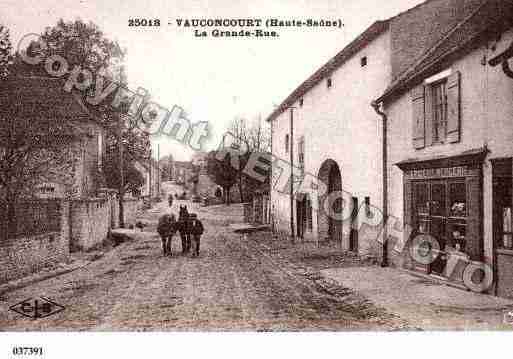 Ville de VAUCONCOURTNERVEZAIN, carte postale ancienne