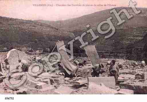 Ville de VILLEBOIS, carte postale ancienne