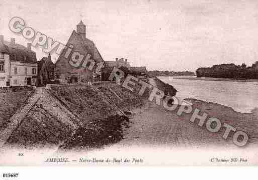 Ville de AMBOISE, carte postale ancienne