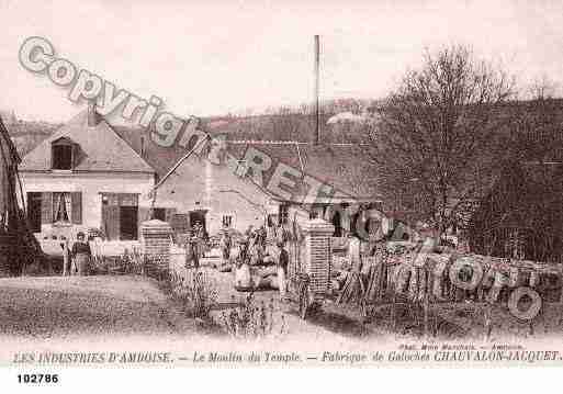 Ville de AMBOISE, carte postale ancienne