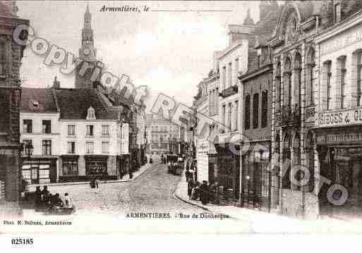 Ville de ARMENTIERES, carte postale ancienne