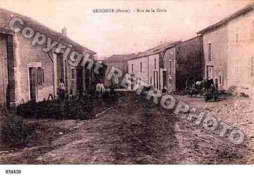 Ville de BEHONNE, carte postale ancienne