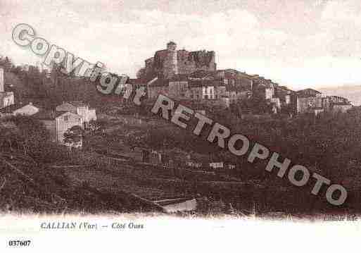 Ville de CALLIAN, carte postale ancienne