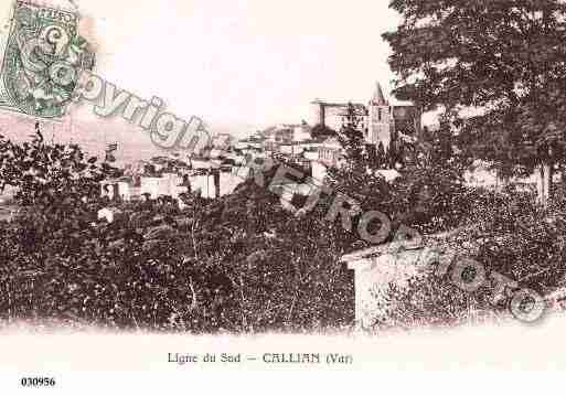 Ville de CALLIAN, carte postale ancienne