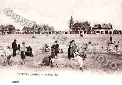 Ville de CAYEUXSURMER, carte postale ancienne