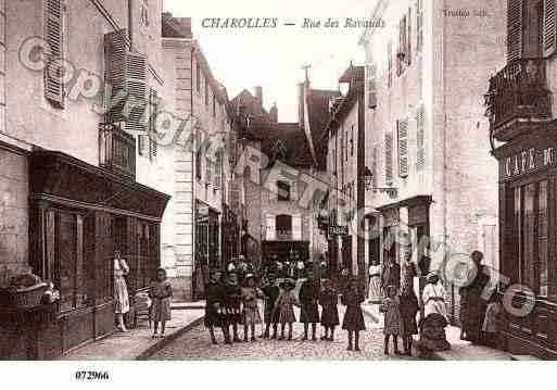 Ville de CHAROLLES, carte postale ancienne