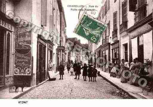 Ville de CHAROLLES, carte postale ancienne