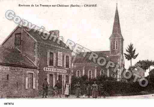 Ville de CHASSE, carte postale ancienne