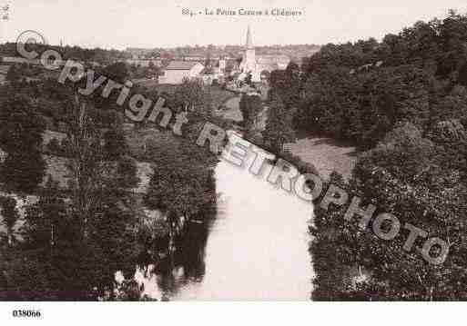 Ville de CHENIERS, carte postale ancienne