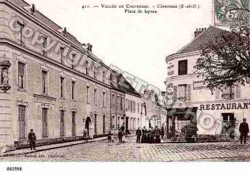 Ville de CHEVREUSE, carte postale ancienne