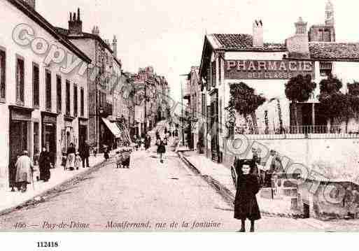 Ville de CLERMONTFERRAND, carte postale ancienne