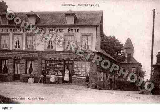 Ville de CROISYSURANDELLE, carte postale ancienne