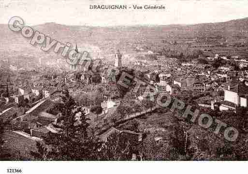 Ville de DRAGUIGNAN, carte postale ancienne