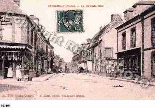 Ville de ECHAUFFOUR, carte postale ancienne