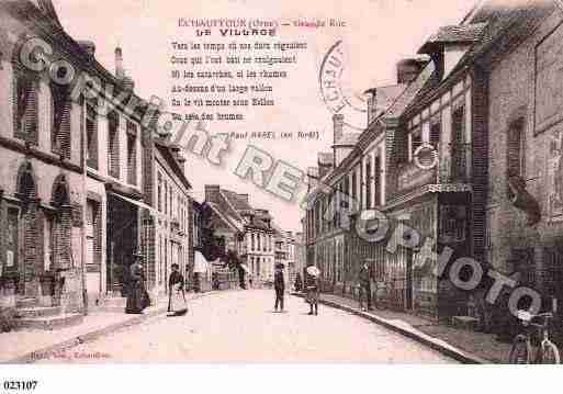 Ville de ECHAUFFOUR, carte postale ancienne