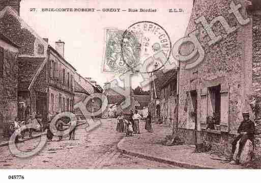 Ville de EVRYGREGYSURYERRE, carte postale ancienne