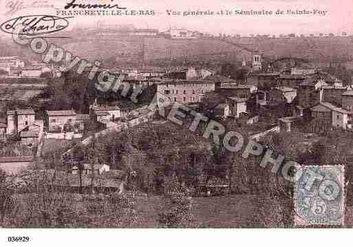 Ville de FRANCHEVILLE, carte postale ancienne