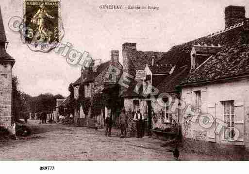 Ville de GENESLAY, carte postale ancienne