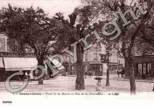 Ville de GENNEVILLIERS, carte postale ancienne