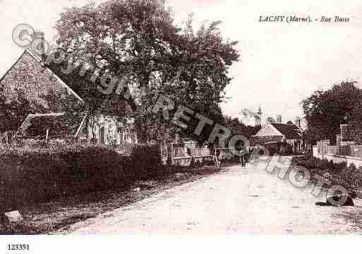 Ville de LACHY, carte postale ancienne