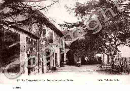 Ville de LALOUVESC, carte postale ancienne