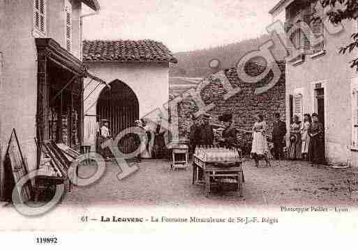 Ville de LALOUVESC, carte postale ancienne