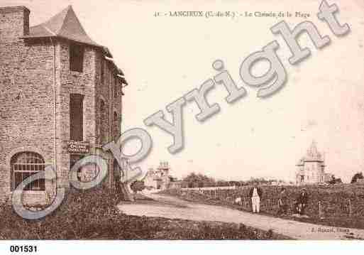 Ville de LANCIEUX, carte postale ancienne