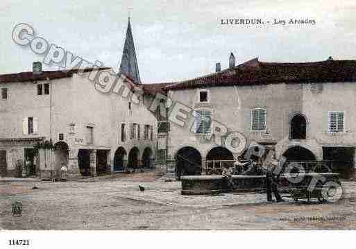 Ville de LIVERDUN, carte postale ancienne