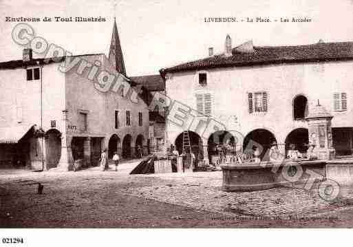 Ville de LIVERDUN, carte postale ancienne