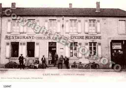 Ville de MANHOUE, carte postale ancienne