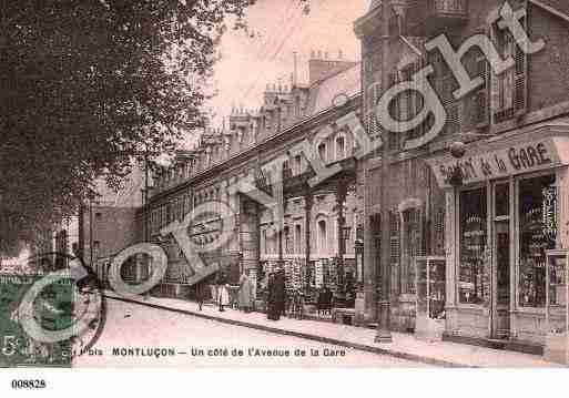 Ville de MONTLUCON, carte postale ancienne